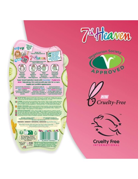 7Th Heaven Plump & Firm Cucumber Peel Off Mask