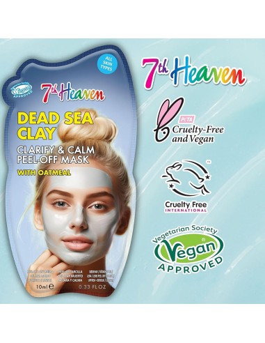 7Th Heaven Dead Sea Clay Clarify & Calm Peel Off Mask 7Th Heaven Dead Sea Clay Clarify & Calm Peel Off Mask
