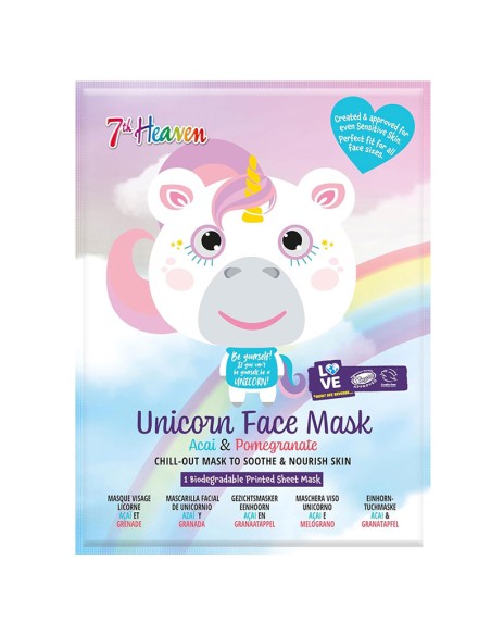 7Th Heaven Acai & Pomegranate Unicorn Face Mask