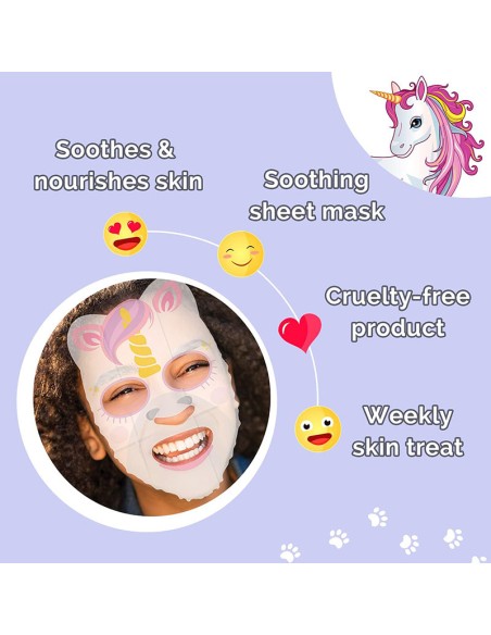 7Th Heaven Acai & Pomegranate Unicorn Face Mask