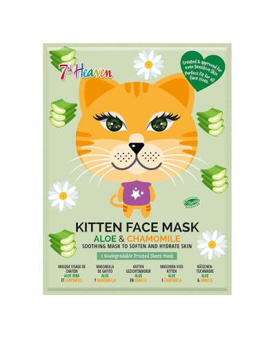 7Th Heaven Aloe & Chamomile Kitten Face Mask