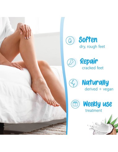 7Th Heaven Softening Coconut Foot Mask