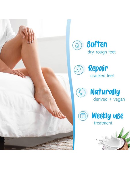 7Th Heaven Softening Coconut Foot Mask