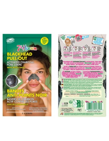 7Th Heaven Blackhead Pull Out Charcoal Pore Strips 7Th Heaven Blackhead Pull Out Charcoal Pore Strips