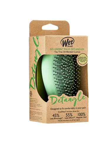 Wet Brush Go Green Palm Detangler Tea Tree Oil