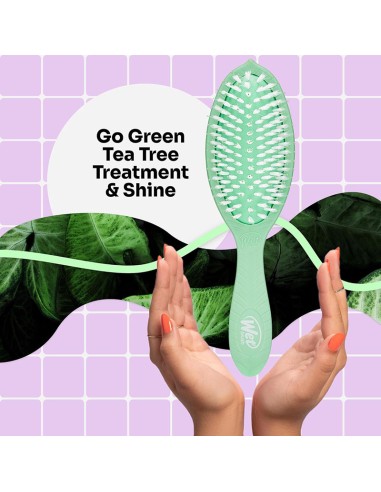 Wet Brush Go Green Treatment & Shine Brush Tea Tree Oil