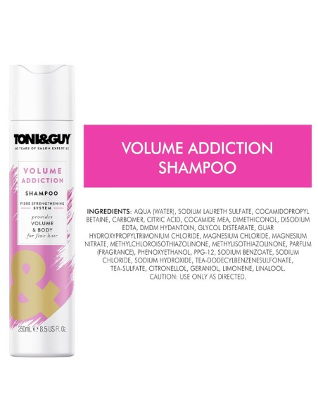 Toni And Guy Volume Addiction Shampoo Toni And Guy Volume Addiction Shampoo