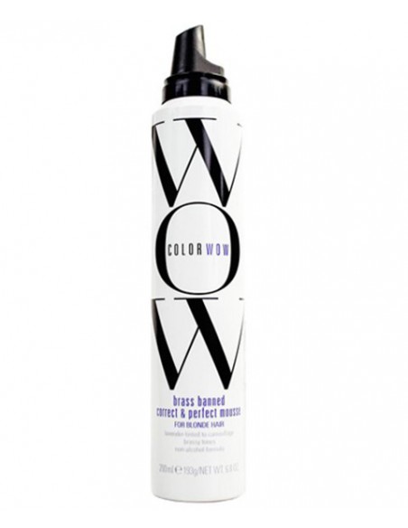 Brass Banned Correct And Perfect Mousse For Blonde Hair Brass Banned Correct And Perfect Mousse For Blonde Hair