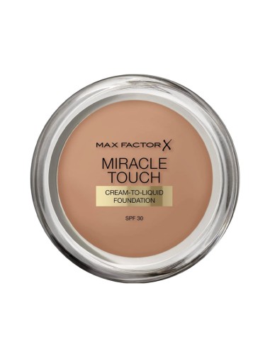 Max Factor Miracle Touch Creme To Liquid Foundation 083 Golden Tan