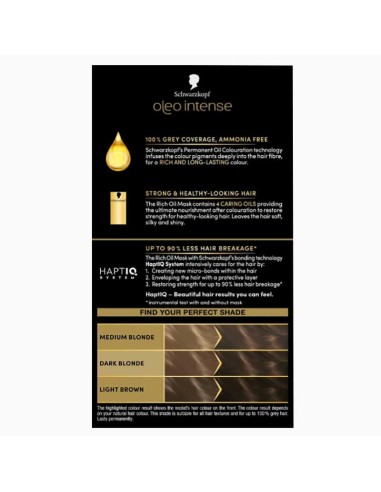 Schwarzkopf Oleo Intense Permanent Oil Colouration 5-10 Light Brown