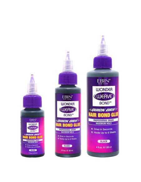 EBIN New York Wonder Weave Bond Hair Bond Glue Black