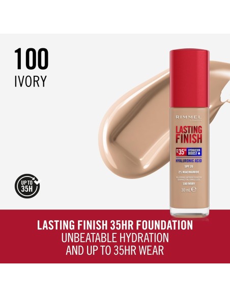 Rimmel Lasting Finish 35H Hydration Boost Foundation