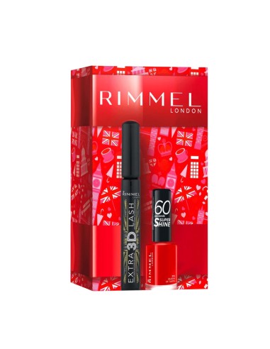 Rimmel Extra 3D Lash Mascara Nail Polish Mini Gift Set