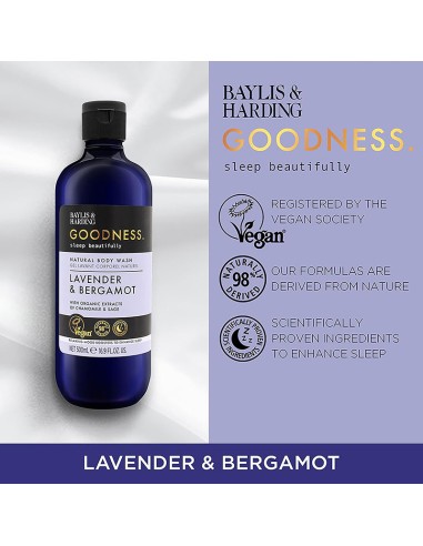 Baylis And Harding Goodness Lavender And Bergamot Natural Body Wash