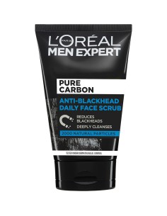 Men Expert Pure Charcoal Anti Blackhead Daily Face Scrub