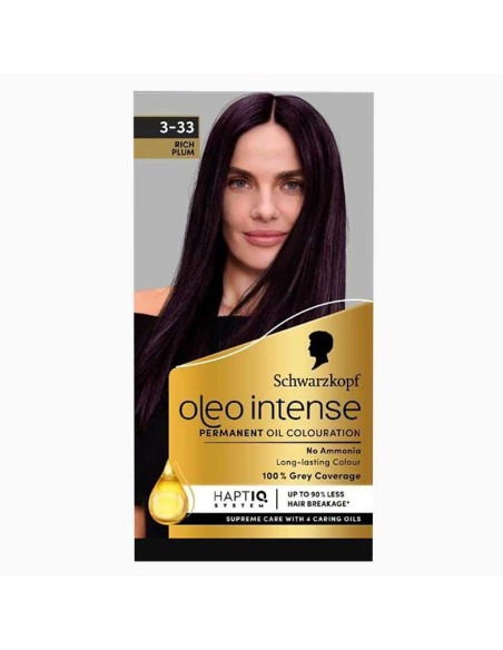 Schwarzkopf Oleo Intense Permanent Oil Colouration 3 33 Rich Plum Schwarzkopf Oleo Intense Permanent Oil Colouration 3 33 Rich Plum