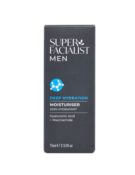 Super Facialist Men Deep Hydration Hyaluronic Acid Moisturiser Super Facialist Men Deep Hydration Hyaluronic Acid Moisturiser