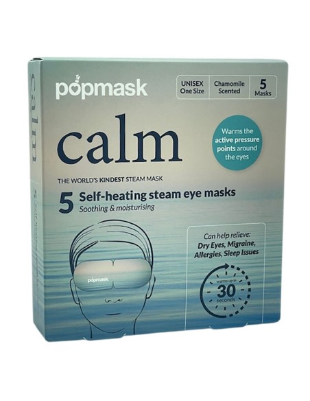 PopMask Calm 5 Self Heating Steam Eye Mask PopMask Calm 5 Self Heating Steam Eye Mask