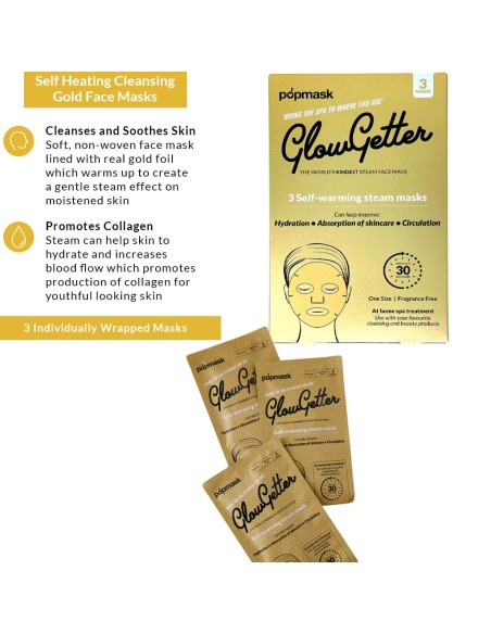 Pop Mask Glow Getter 3 Self-Warming Steam Mask Pop Mask Glow Getter 3 Self-Warming Steam Mask