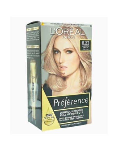 Preference Luminous Permanent Colour 8.23 Santorini Medium Rose Gold