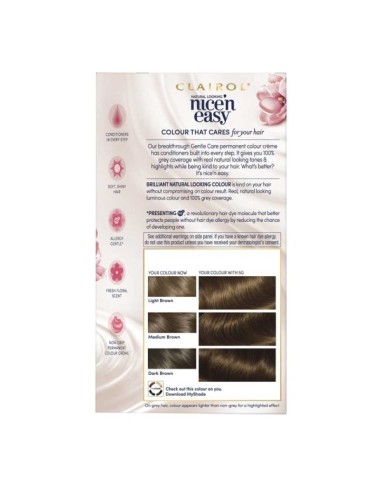 Nice N Easy Permanent Hair Color 5G Medium Golden Brown Nice N Easy Permanent Hair Color 5G Medium Golden Brown