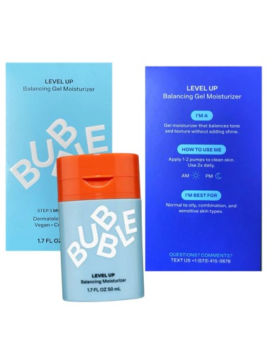 Bubble Skincare Level Up Balancing Gel Moisturizer