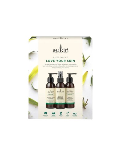 Sukin Love Your Skin - 3 Step Face Kit