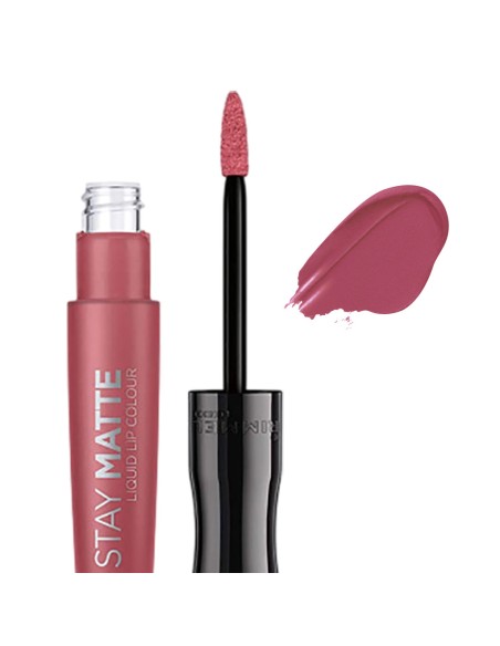 RimmelStayMatteLiquidLipColour100PinkBliss2 RimmelStayMatteLiquidLipColour100PinkBliss2