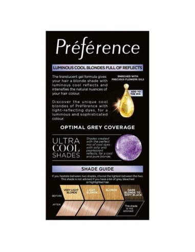 Preference Luminous Cool Blondes 9.12 Very Light Ash Preference Luminous Cool Blondes 9.12 Very Light Ash