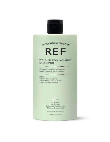 REF Stockholm SwedenREF Weightless Volume Shampoo
