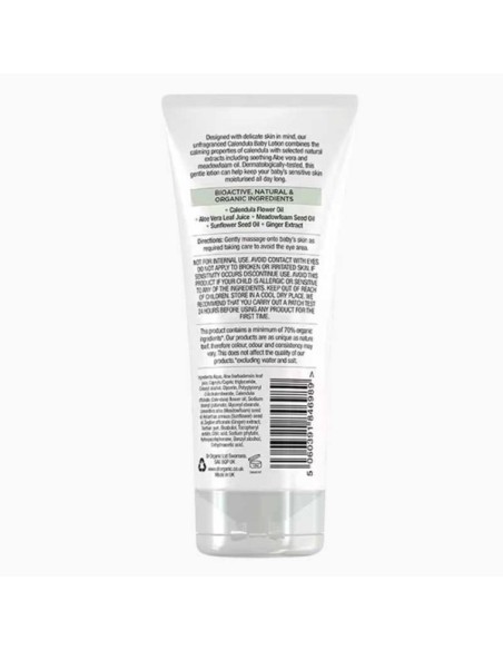Organic Calendula Unfragranced Baby Lotion Organic Calendula Unfragranced Baby Lotion