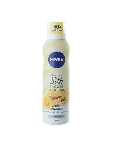 Nivea Bath CareLuxurious Silk Vanilla Caramel Shower Mousse Nivea Bath CareLuxurious Silk Vanilla Caramel Shower Mousse