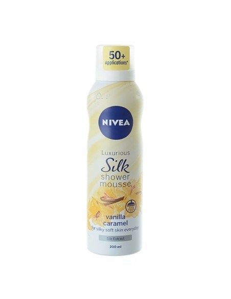 Nivea Bath CareLuxurious Silk Vanilla Caramel Shower Mousse Nivea Bath CareLuxurious Silk Vanilla Caramel Shower Mousse