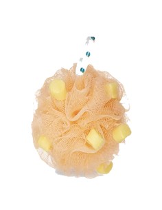 Balmy Naturel Bath Pouf With Mango And Pineapple Soap Pieces