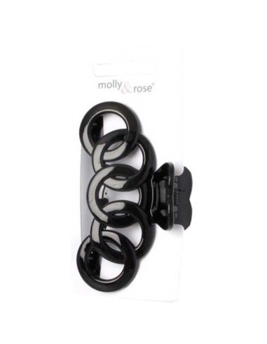 Circles Design Black Clamp 8144 Circles Design Black Clamp 8144