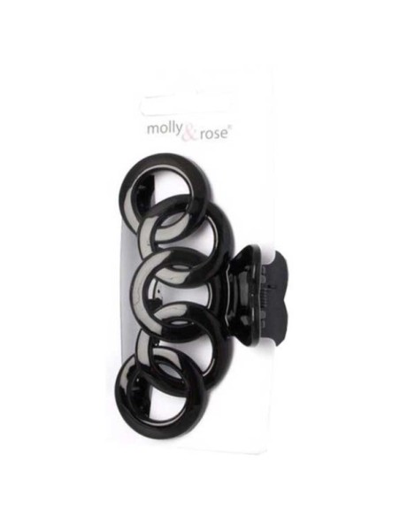 Circles Design Black Clamp 8144 Circles Design Black Clamp 8144