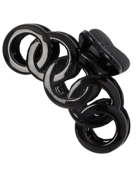 Circles Design Black Clamp 8144 Circles Design Black Clamp 8144