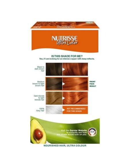 Nutrisse Ultra Color Intense Permanent Color 7.40 Copper Passion