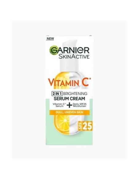 Skin Active Vitamin C 2 In 1 Brightening Serum Cream SPF25 Skin Active Vitamin C 2 In 1 Brightening Serum Cream SPF25