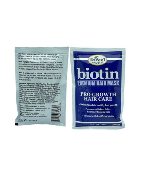 Difeel Biotin Pro Growth Biotin Hair Mask Sachet Difeel Biotin Pro Growth Biotin Hair Mask Sachet