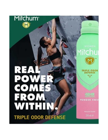 Mitchum Triple Odor Defense Deodorant Powder Fresh Mitchum Triple Odor Defense Deodorant Powder Fresh