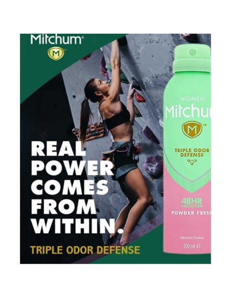 Mitchum Triple Odor Defense Deodorant Powder Fresh Mitchum Triple Odor Defense Deodorant Powder Fresh