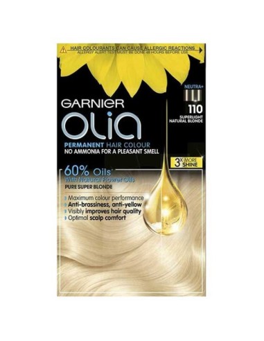 Olia Permanent Hair Color 110 Super Light Natural Blonde Olia Permanent Hair Color 110 Super Light Natural Blonde