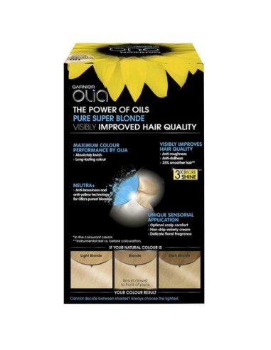Olia Permanent Hair Color 110 Super Light Natural Blonde Olia Permanent Hair Color 110 Super Light Natural Blonde