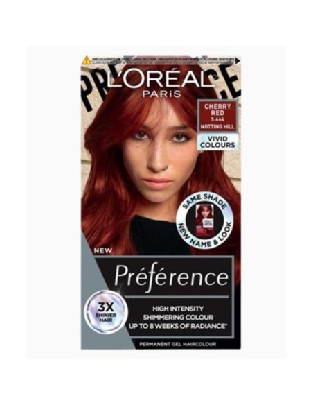 Preference High Intensity Permanent Gel Hair Colour Cherry Red