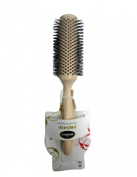 Protip Wooden Bristle Professional Curling Brush Protip Wooden Bristle Professional Curling Brush