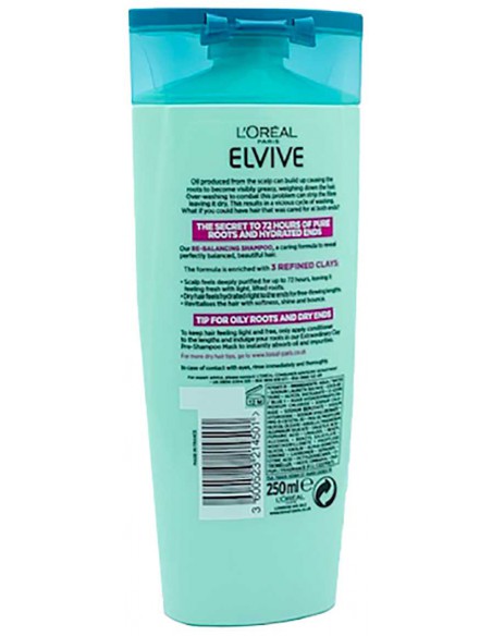Elvive Extraordinary Clay Re Balancing Shampoo