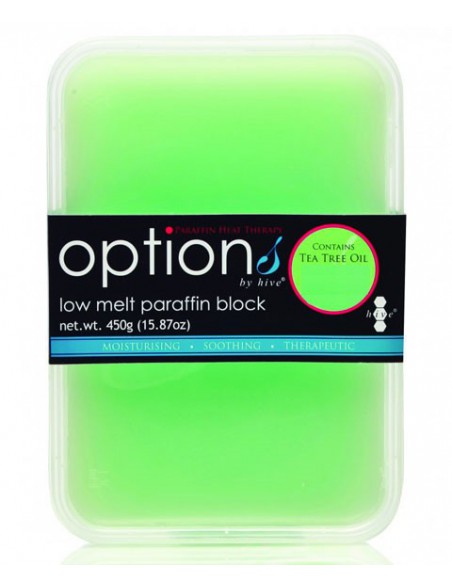 Options Tea Tree Oil Low Melt Paraffin Block Options Tea Tree Oil Low Melt Paraffin Block