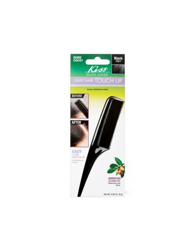 Kiss New York ProfessionalQuick Cover Gray Hair Touch Up Comb CGC01 Kiss New York ProfessionalQuick Cover Gray Hair Touch Up Comb CGC01