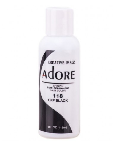 Adore Shining Semi Permanent Hair Color Off Black Adore Shining Semi Permanent Hair Color Off Black